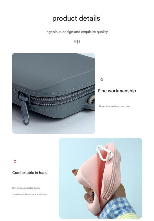 Dark green Silicone Dog Treat Pouch (Set of 2) - Waterproof, Portable for Training & Walks